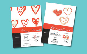 american heart association go red for women fundraiser invitation from perry design and advertising - image