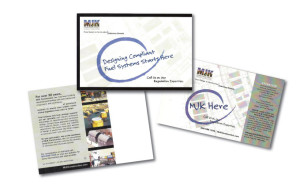 mjk construction direct mail postcards from perry design and advertising - image