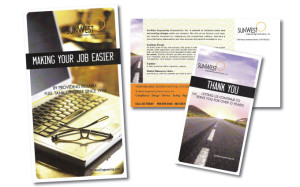 sun west engineering in chino california postcards from perry design and advertising - image