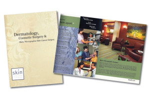 skin physicians and surgeons in upland services brochure from perry design and advertising - image