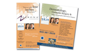 skin physicians and surgeons in upland print ads from perry design and advertising - image