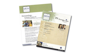 skin physicians and surgeons newsletters from perry design and advertising - image